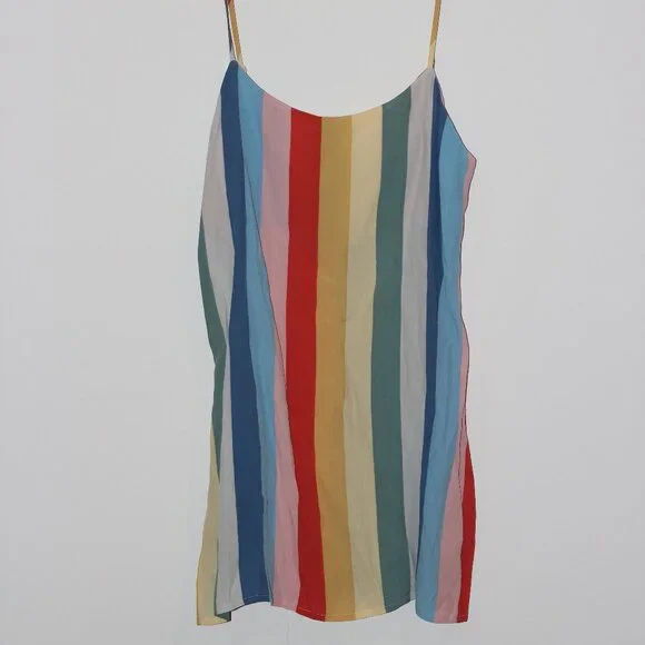 Reformation Rainbow Mini Dress - Picture 2 of 2